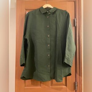 notPERFECTLINEN Women’s Yvoire linen shirt